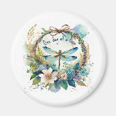 フローラトンボ マグネット (正面)