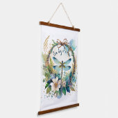 フローラトンボ 吊り下げ型タペストリー (傾斜あり)