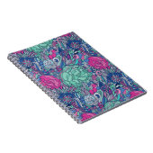 フローラドカラフルッドルパターン ノートブック (右側)