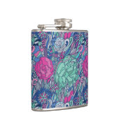 フローラドカラフルッドルパターン フラスク (右)