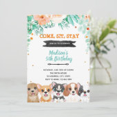 フローラドッグの誕生日招待 シーズンカード (スタンド正面)