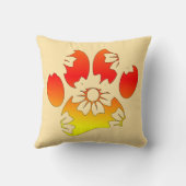 フローラドッグポープリント クッション (裏面)