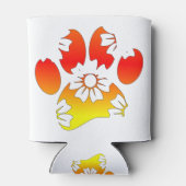 フローラドッグポープリント 缶クーラー (裏面)