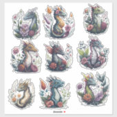 フローラドラゴカスタムンズ製ビニールシール シール (シート)