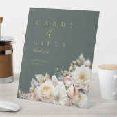 フローラドラマウェディングカードギフトグリーンID1022 台座サイン (インサイチュ)