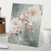 フローラドラマ結婚式の引き出物グリーンID1022 台座サイン (インサイチュ)