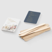 フローラドラ結婚マのウェルカムブルーID1022 ハンドファン (組立なし)