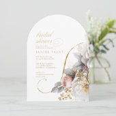 フローラドラ結婚マのブライダルシャワーアーチID1022 招待状 (スタンド正面)