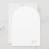 フローラドラ結婚マの緑のアーチID1022 招待状 (裏面)