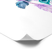 フローラドリームキャッチャーベビー子供部屋デコール ポスター (角)