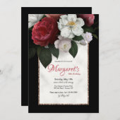 フローラドリームス誕生日招待状 招待状 (正面/裏面)