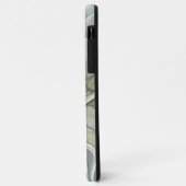 フローラドリームパターン抽象芸術ブルーカーキフラクタル Case-Mate iPhoneケース (裏面/左)