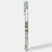 フローラドリームパターン抽象芸術ブルーカーキフラクタル Case-Mate iPhoneケース (裏面 / 左)