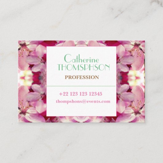 フローラドリームビジネスカード 名刺 (正面)