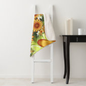 フローラドリームモダン、抽象芸術フラワーフラクタルアート シェルパブランケット (インサイチュ)