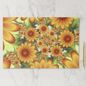 フローラドリームモダン、抽象芸術フラワーフラクタルアート ペーパーパッド (インサイチュ)