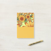 フローラドリームモダン、抽象芸術フラワーフラクタルアート ポストイット (デスク上)