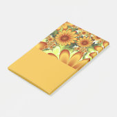 フローラドリームモダン、抽象芸術フラワーフラクタルアート ポストイット (アングル)