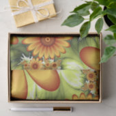 フローラドリームモダン、抽象芸術フラワーフラクタルアート 薄葉紙 (ギフト)