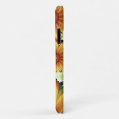 フローラドリームモダン、抽象芸術フラワーフラクタルアート Case-Mate iPhoneケース (裏面/右)