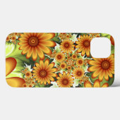 フローラドリームモダン、抽象芸術フラワーフラクタルアート Case-Mate iPhoneケース (裏面 (横))