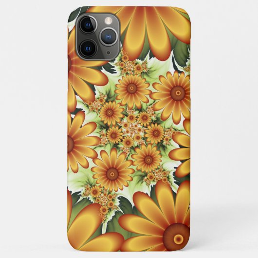 フローラドリームモダン、抽象芸術フラワーフラクタルアート Case-Mate iPhoneケース (裏面)