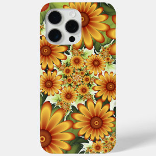 フローラドリームモダン、抽象芸術フラワーフラクタルアート iPhone 15 PRO MAXケース