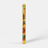 フローラドリームモダン、抽象芸術フラワーフラクタルアート SAMSUNG GALAXYケース (右側面)