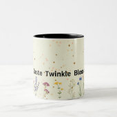 フローラドリーム&きらめくスターマグ ツートーンマグカップ (中央)