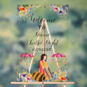 フローラドルキナイトアクリル夜アクリルサイン アクリルサイン (ニュートラル)