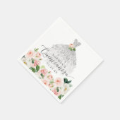 フローラドレエレガントスキンセアニェラナプキンス スタンダードカクテルナプキン (角)