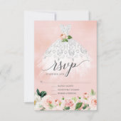 フローラドレエレガントスキンセアニェラRSVP招待状 招待状 (正面)