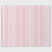フローラドーストライプル ラッピングペーパー (フラット)
