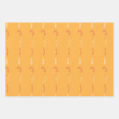 フローラドードオンゴールデンオレンジ ラッピングペーパーシート (正面3)