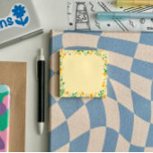 フローラドードルパターンポストイットノート7.6 x 7.6 cm ポストイット