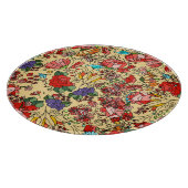 フローラドードル:装飾ヴィンテージカード。 カッティングボード (角)