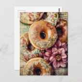 フローラドーナツ ポストカード (正面/裏面)