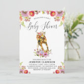 フローラドー赤ちゃんシャワー 招待状 (スタンド正面)