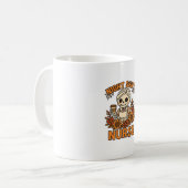 フローラナイトシフトナーススケルトンハロウィーンRNノール コーヒーマグカップ (正面左)