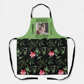 フローラナナズキッチンフォトコラージュ エプロン (正面)