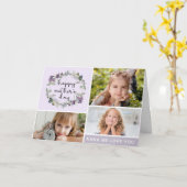 フローラナナマズデイフォトコラージュ カード (黄色い花)