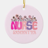 フローラナース セラミックオーナメント (正面)