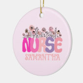 フローラナース セラミックオーナメント (左)