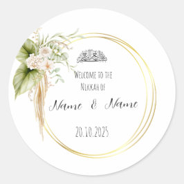 フローラニッカはシール好き ラウンドシール