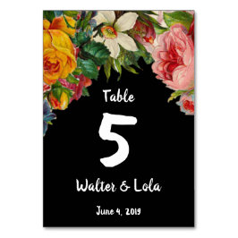 フローラノワール テーブルナンバー