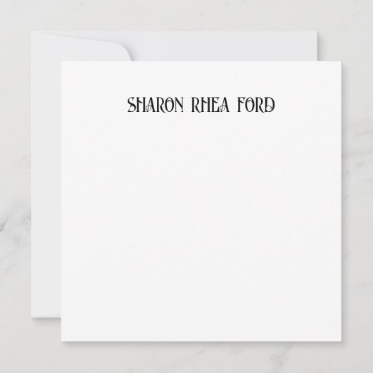 フローラノートカードとアートからフレームへ ノートカード (裏面)