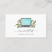フローラノートパソコン |仮想アシスタント 名刺 (正面)