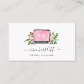 フローラノートパソコン |仮想アシスタント 名刺 (正面)