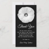 フローラハイビスカス悔やみや弔慰サンキュー サンキューカード (正面)