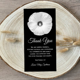 フローラハイビスカス悔やみや弔慰サンキュー サンキューカード